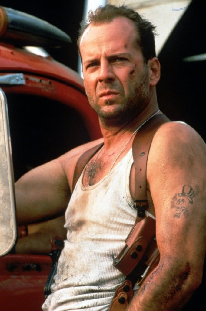 Bruce Willis as John McClane in the Die Hard movies