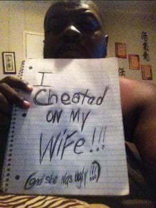 Cheating husband on Facebook
